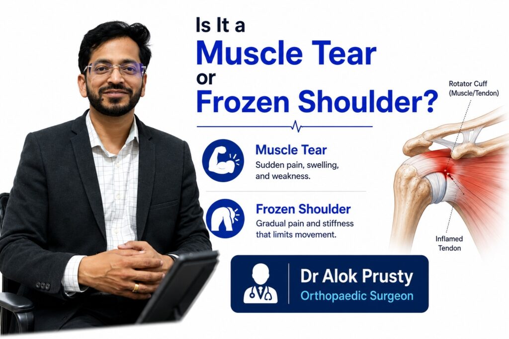 is it a muscle tear or frozen shoulder